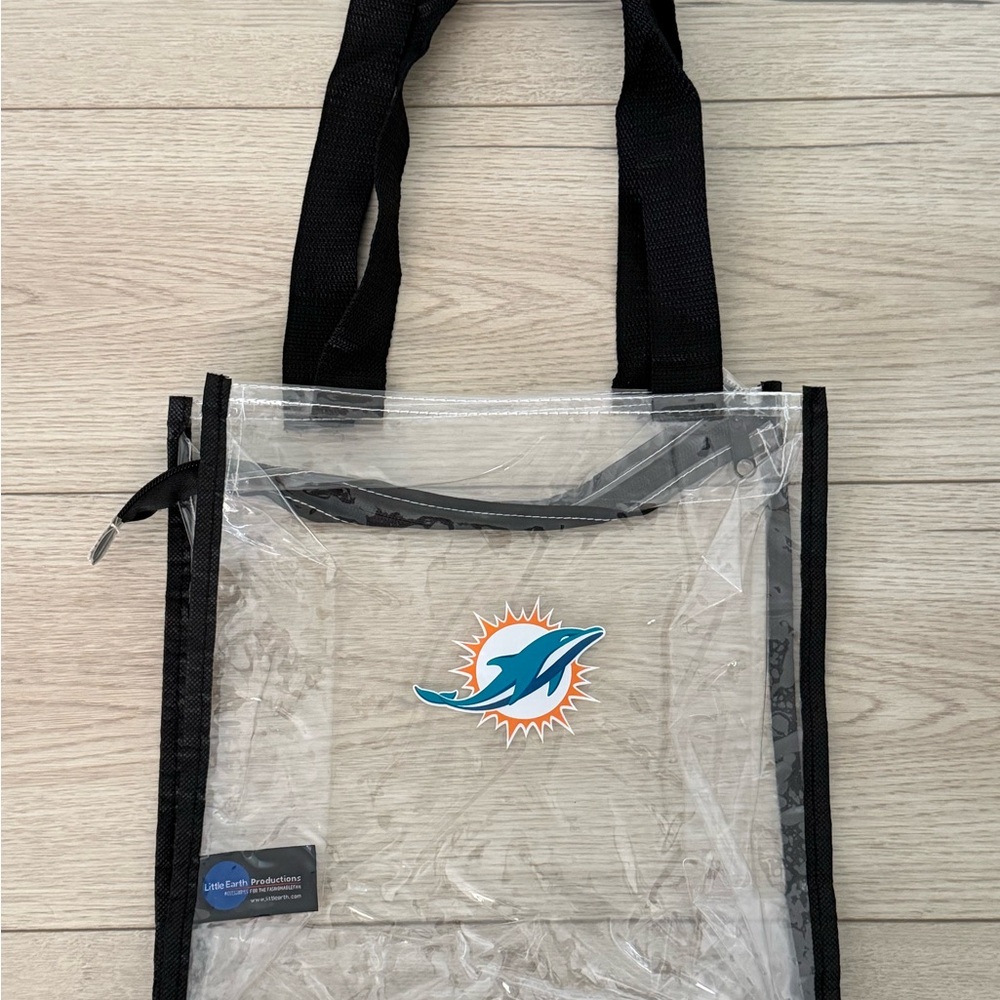 Miami Dolphins Clear Stadium Bag Tote